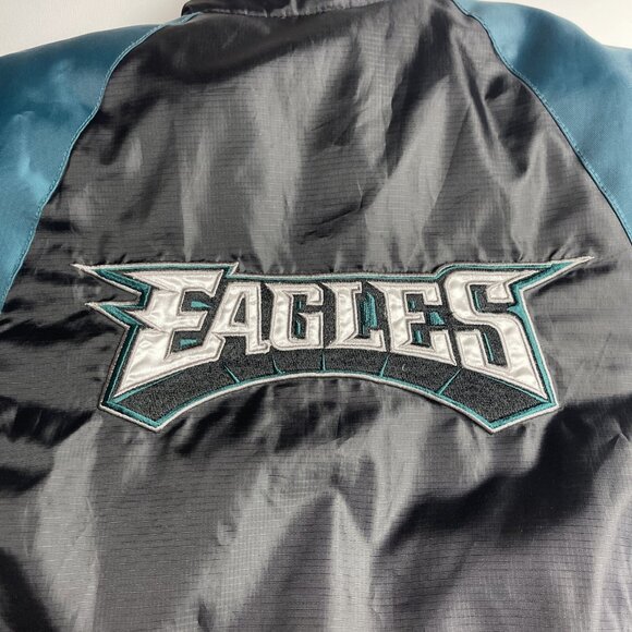 Philadelphia Eagles Womens M NFL Team Apparel Jacket Large Zip G-lll Football - Picture 16 of 16